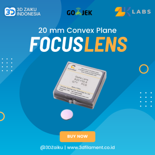 ZKLabs Lensa CO2 Laser GaAs Focus Lens 20 mm Convex Plane - D20 F63.5